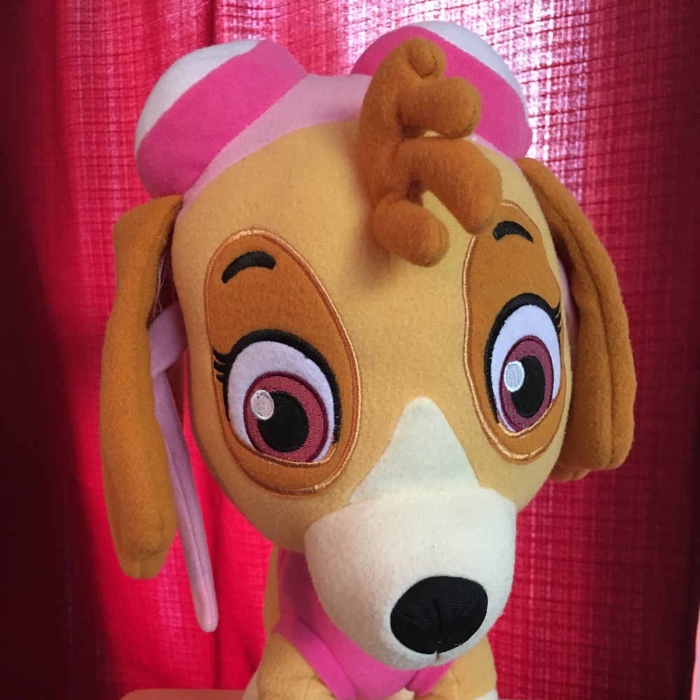With bundle of 3 ONLY please. Large plush Skye from Paw Patrol -  15”